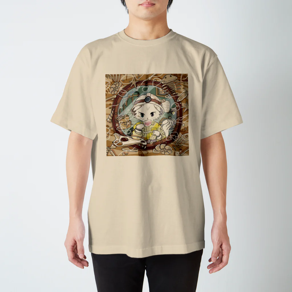 puni_catsのぷにキャット【地層】 スタンダードTシャツ