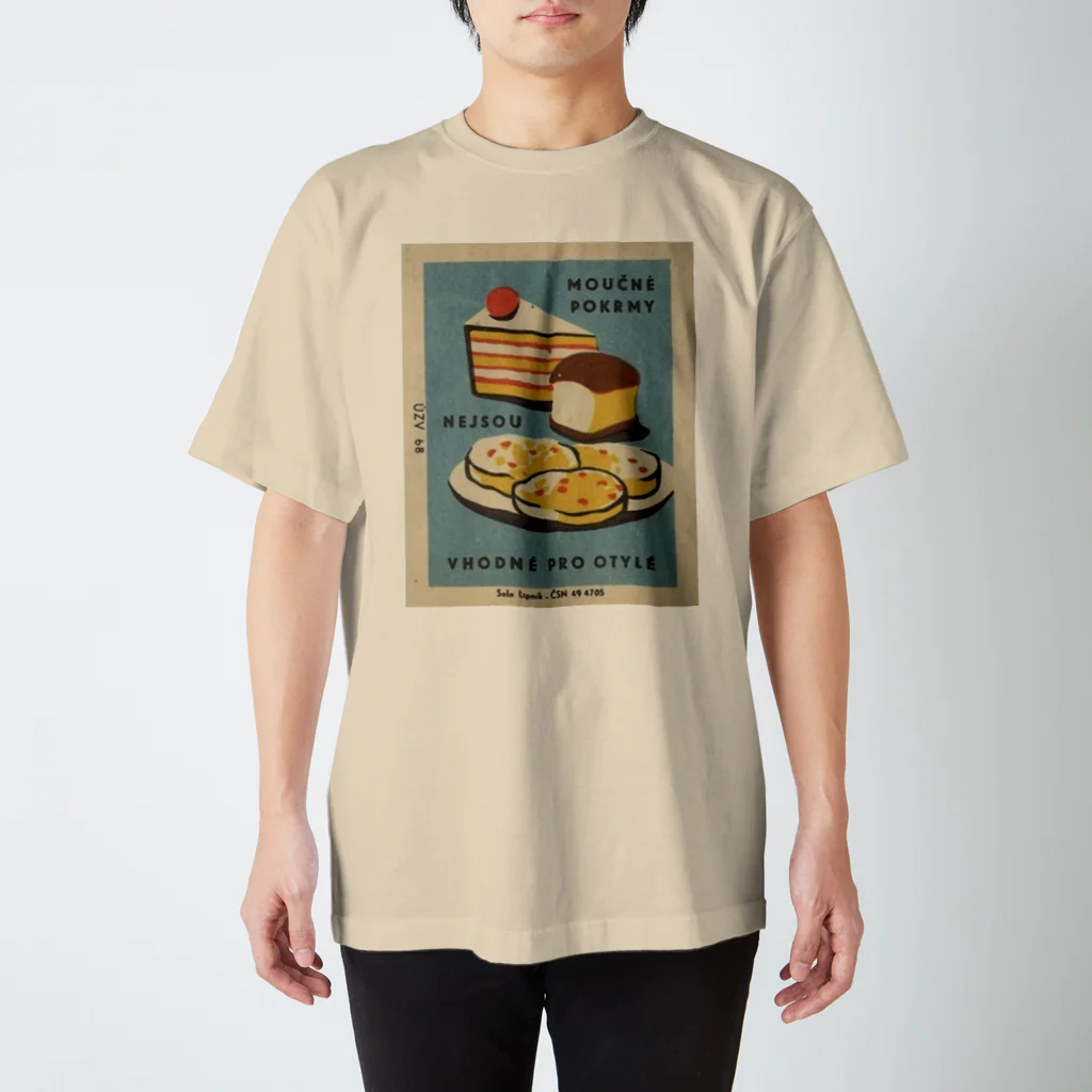 YS VINTAGE WORKSのチェコ・スロヴァキア マッチ（パンとケーキ） Regular Fit T-Shirt