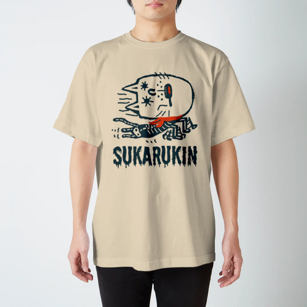 tunのSUKARUKIN "テケテケにゃ〜" スタンダードTシャツ