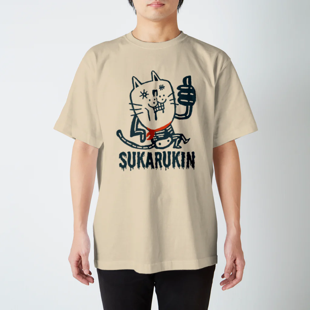 tunのSUKARUKIN "ニャイス・イズ・デッド" スタンダードTシャツ