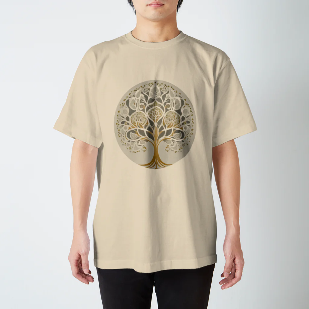 Infiniti_Dreamerのツリー・オブ・ライフ tree of life 神聖幾何学 スタンダードTシャツ