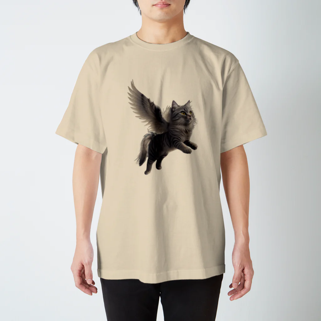 新ーARATAの翼の生えたネッコ Regular Fit T-Shirt