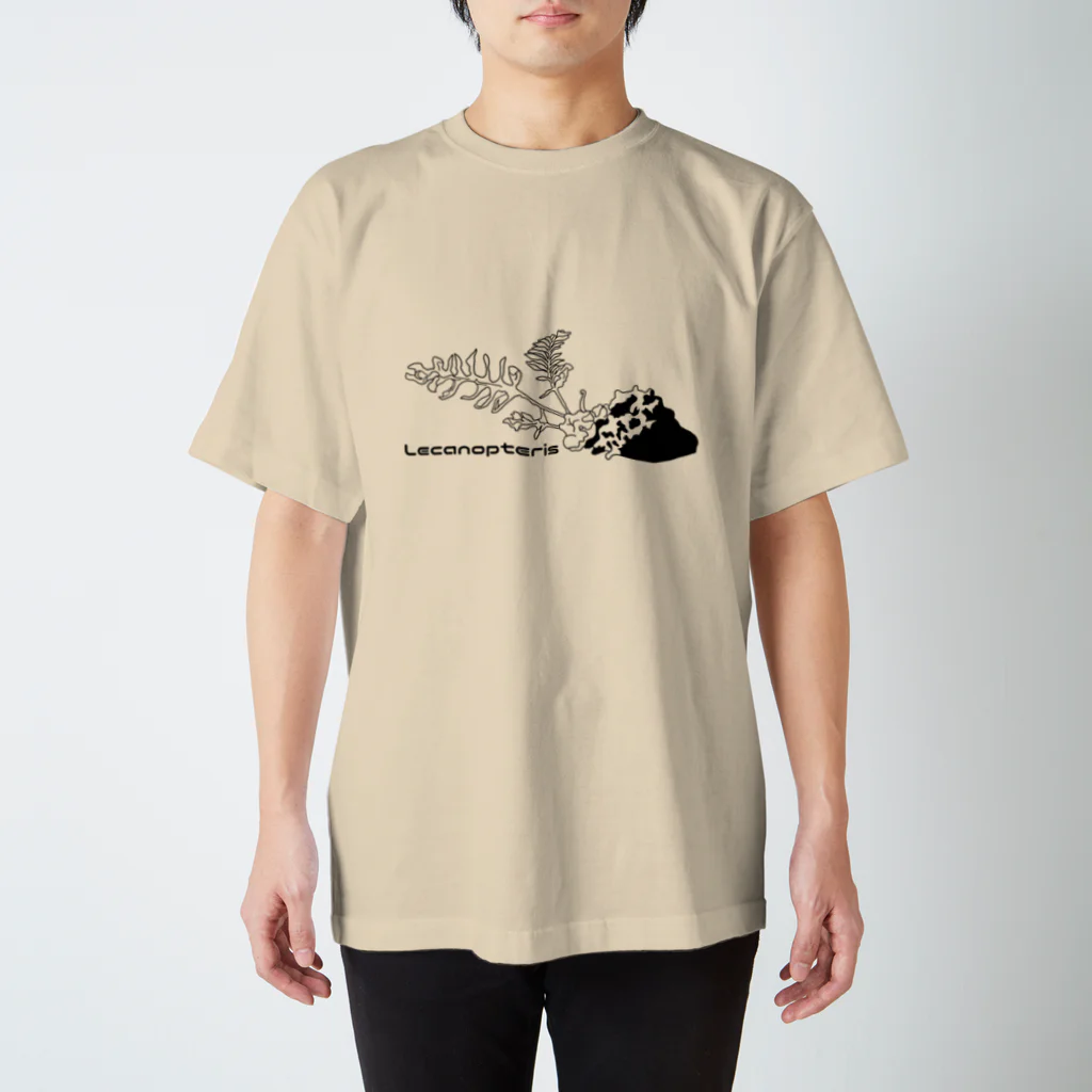 ROOMROOTのレカノプテリス縦 スタンダードTシャツ