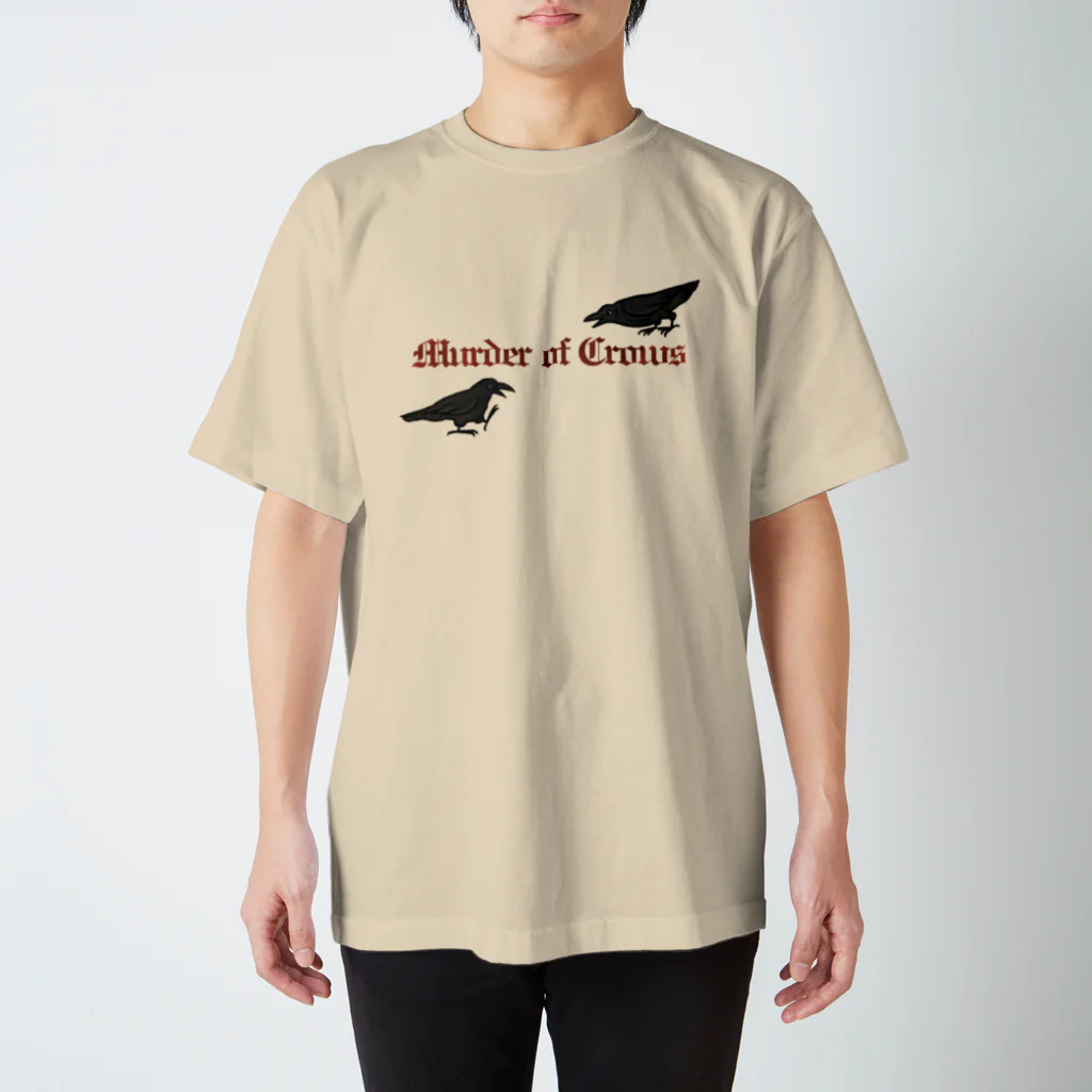 Yellow_SparrowのMurder of Crows スタンダードTシャツ