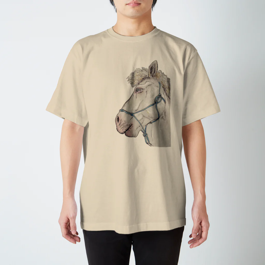 Kizのジト目のおうまさん(表面) Regular Fit T-Shirt