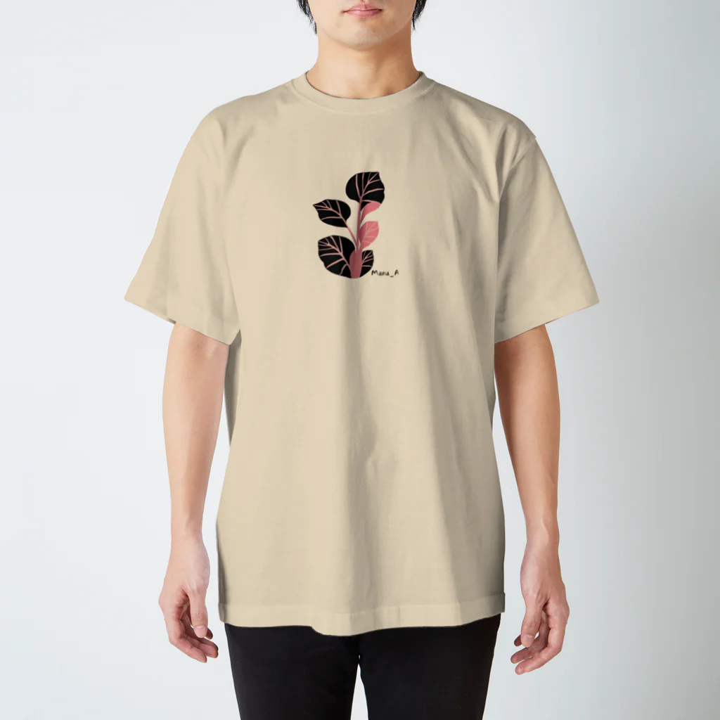 Mana AのカラフルPhilodendron Regular Fit T-Shirt