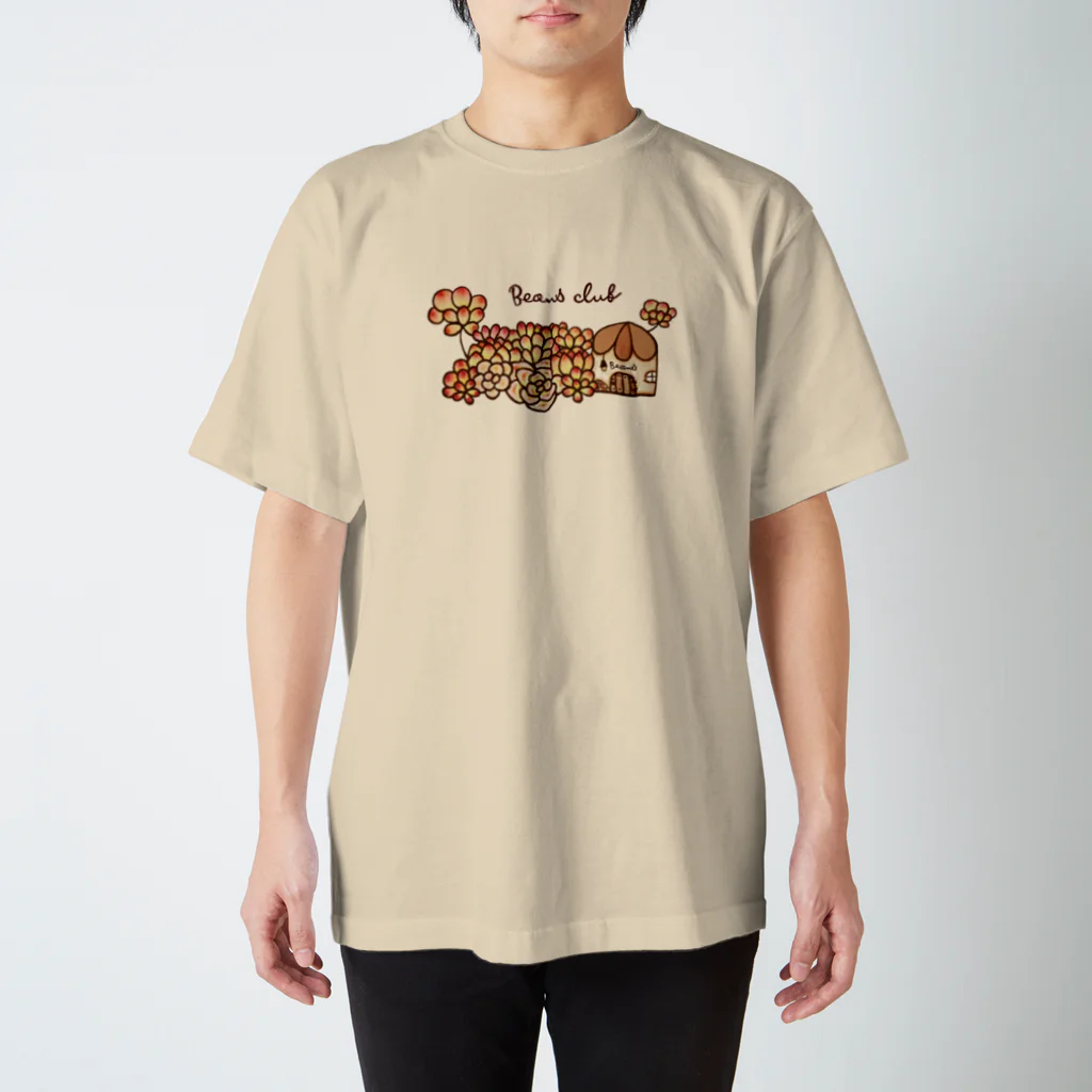 Beansclubの多肉とこだてちゃんTシャツ スタンダードTシャツ