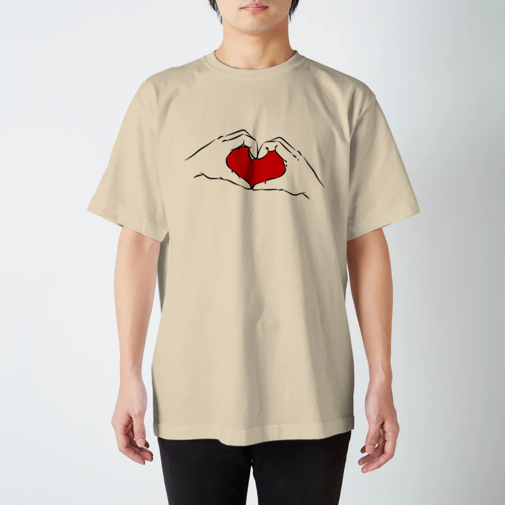 みけにっけ商店のHeart Regular Fit T-Shirt