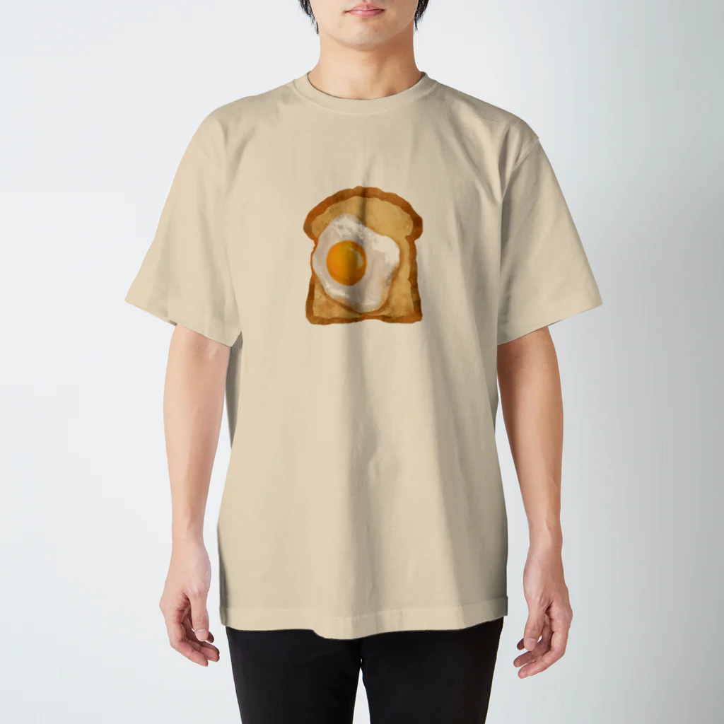 うーぴーの目玉焼きトースト スタンダードTシャツ