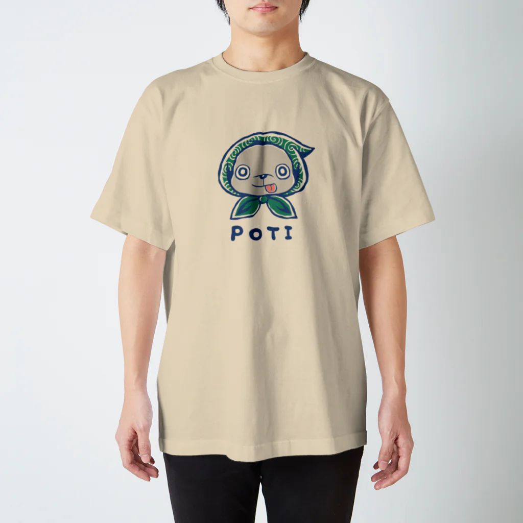 キャットタング鈴原のPOTIくん（カラー） スタンダードTシャツ