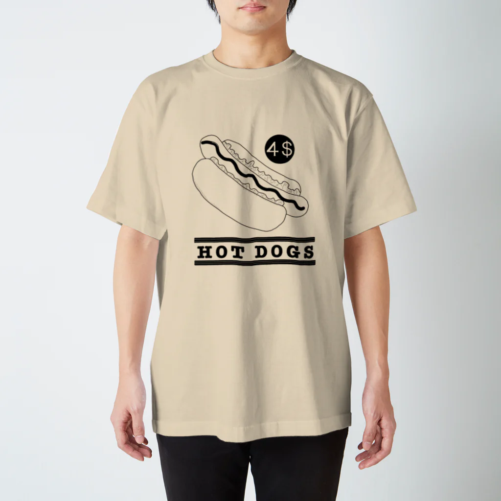 meMEmeのHOT DOGS Regular Fit T-Shirt