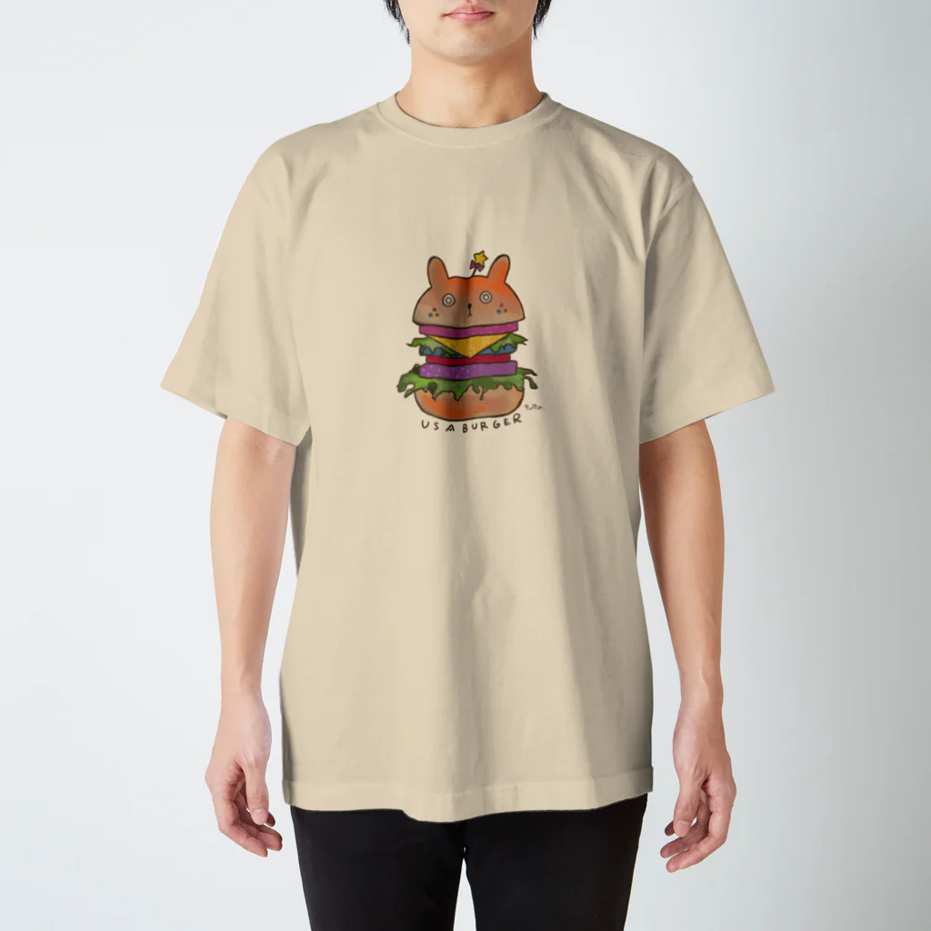 1616  -ｲﾁﾛｸｲﾁﾛｸ-のUSABURGER スタンダードTシャツ