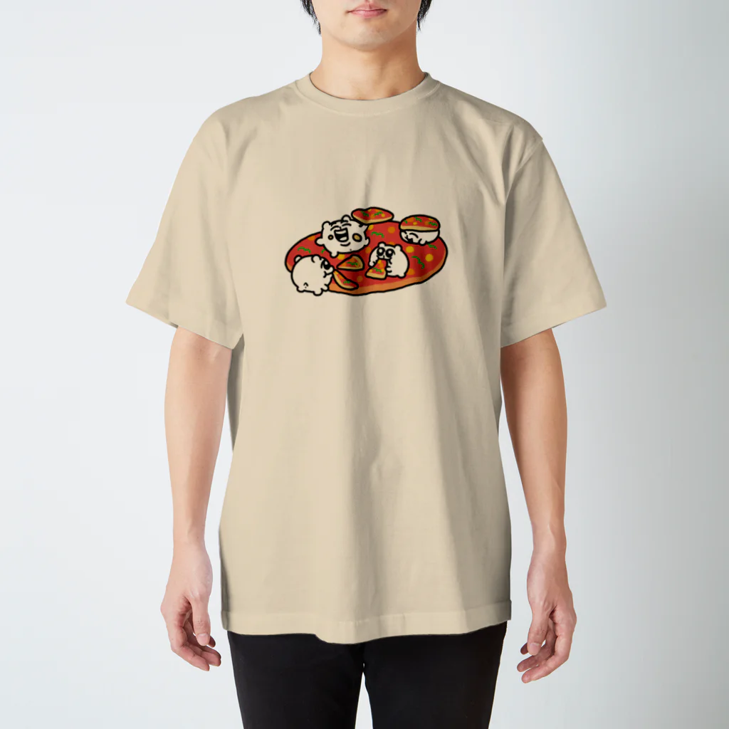 ヨロでございま府のちみピッツァ スタンダードTシャツ