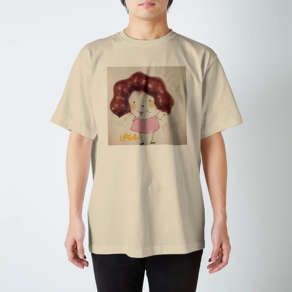 LAYNA ALLENのれいな ぽこ(ドーナツェルノ頭ver) Regular Fit T-Shirt