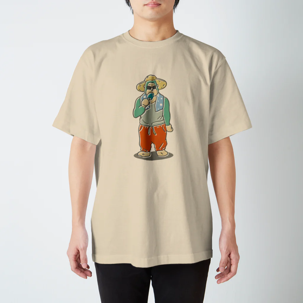 PoPoHouseのごりらのなつさん-アイス Regular Fit T-Shirt