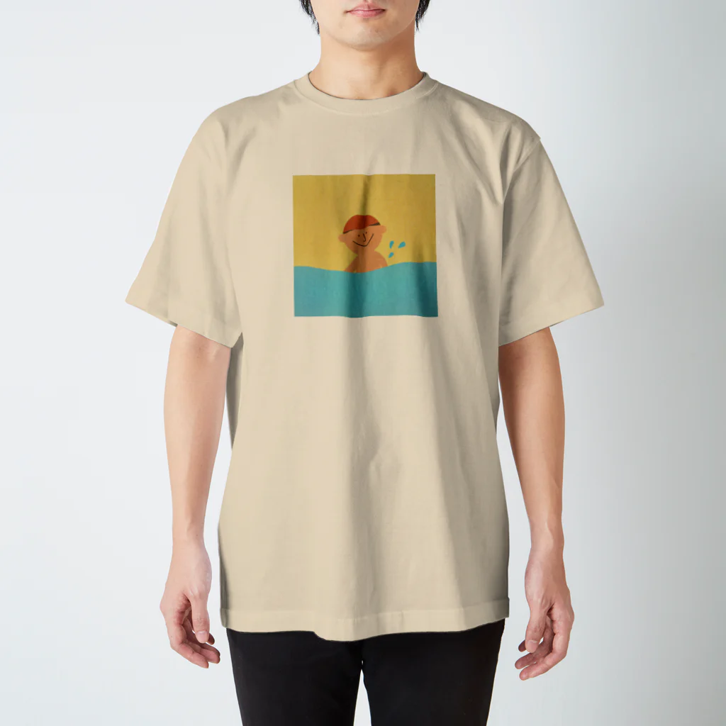 ゲンの夏、オレンジの水泳帽 Regular Fit T-Shirt