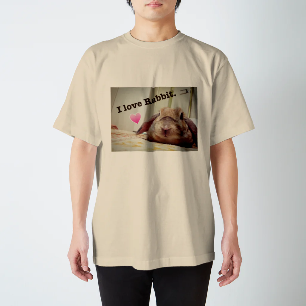 suzucafe"のI love Rabbit. スタンダードTシャツ