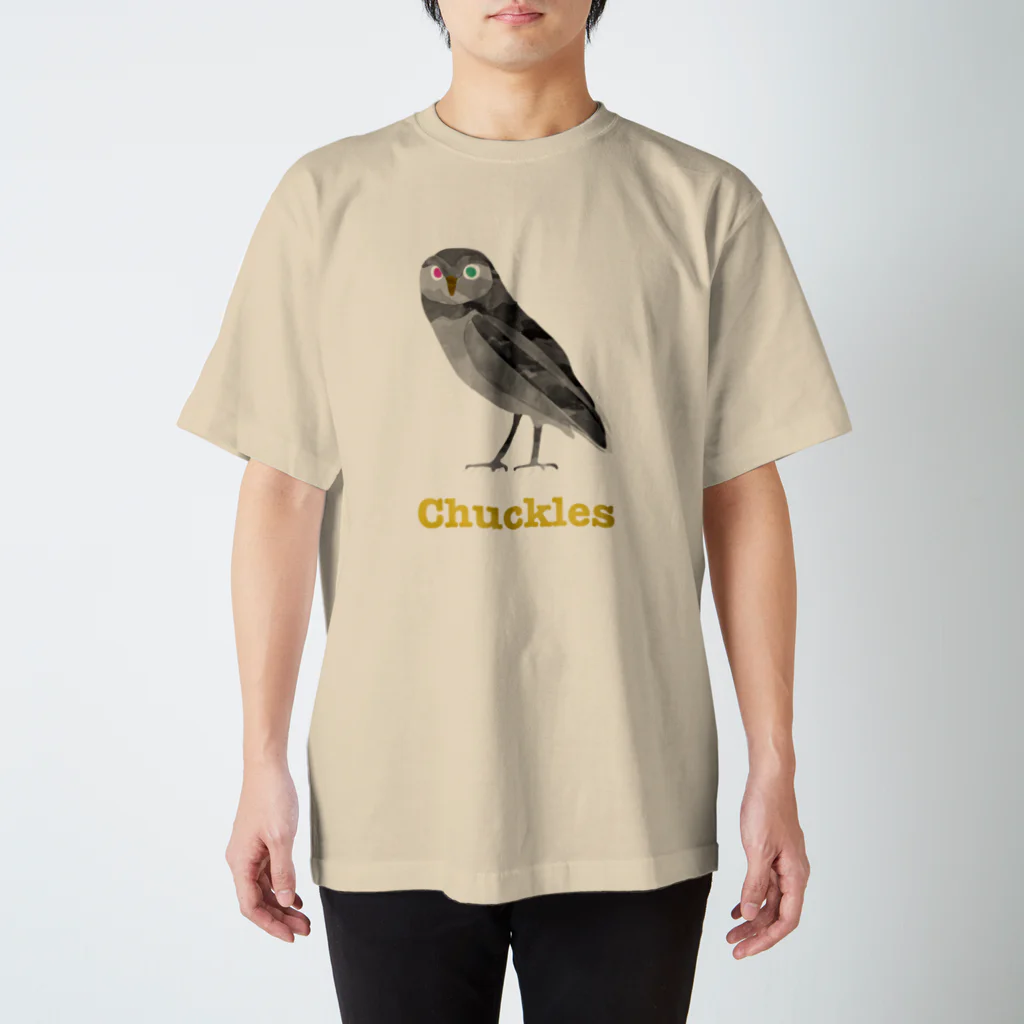 マナカのchuckles owl スタンダードTシャツ