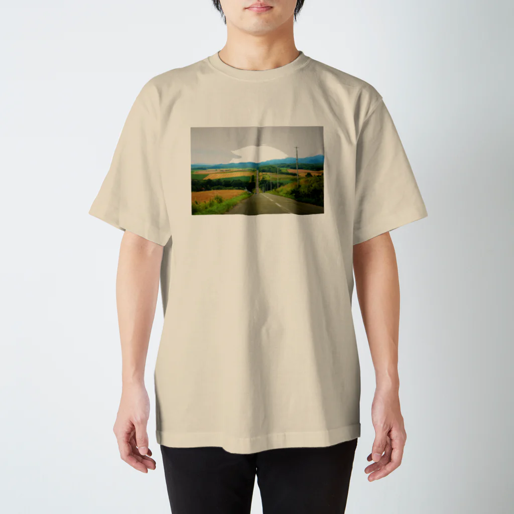 namonaki_hituziのまっすぐな道 スタンダードTシャツ