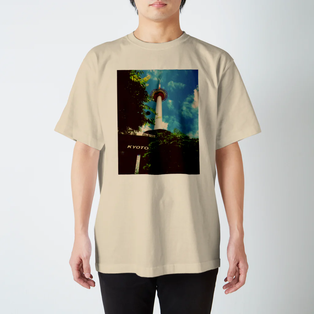 mumu-yaのkyoto tower Regular Fit T-Shirt