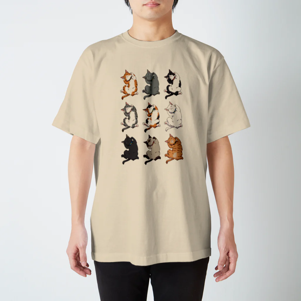 香山のヘソ天猫 スタンダードTシャツ