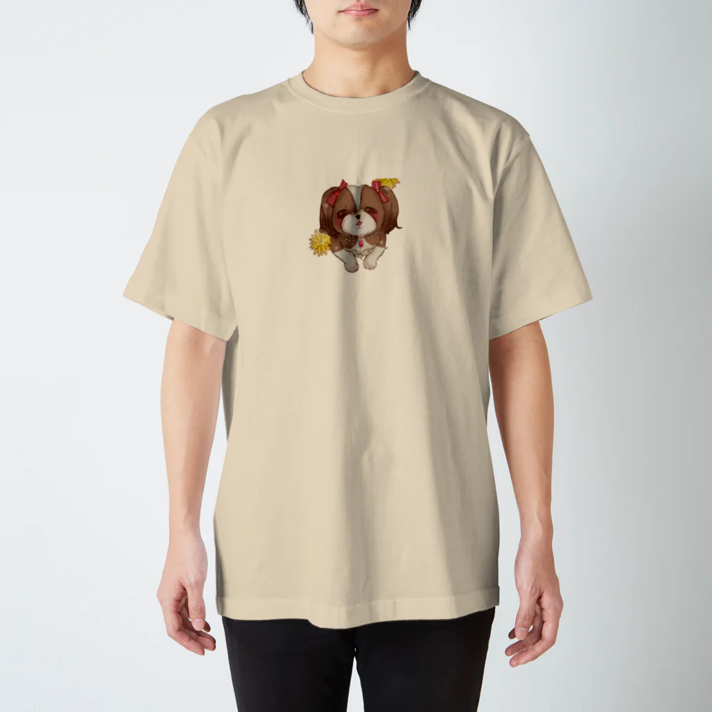 シーズーマーチのロマンティック☆シーズー Regular Fit T-Shirt