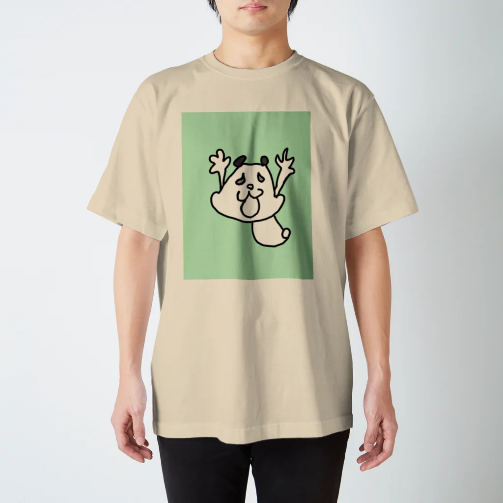 　さみたろの襲いかかるパンダ スタンダードTシャツ