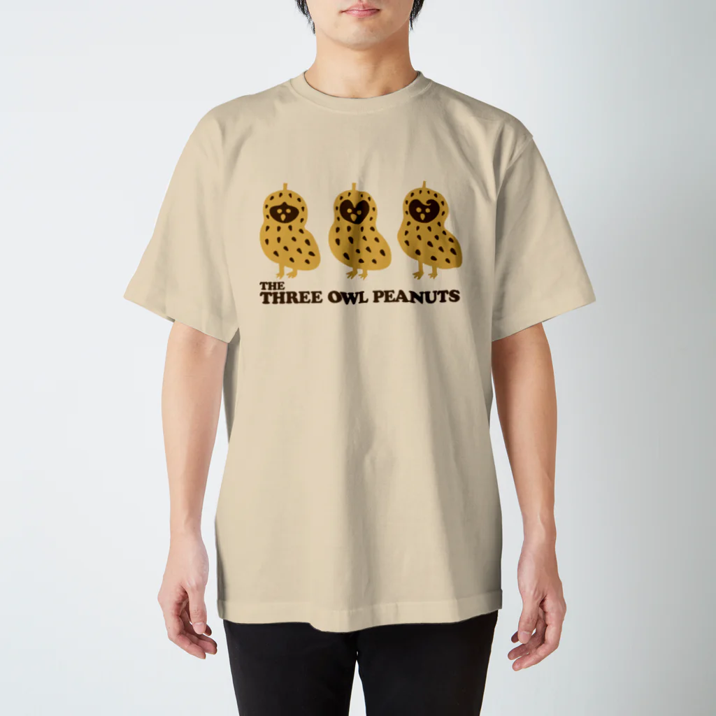 Takechan shopの【THE THREE OWL PEANUTS】 スタンダードTシャツ