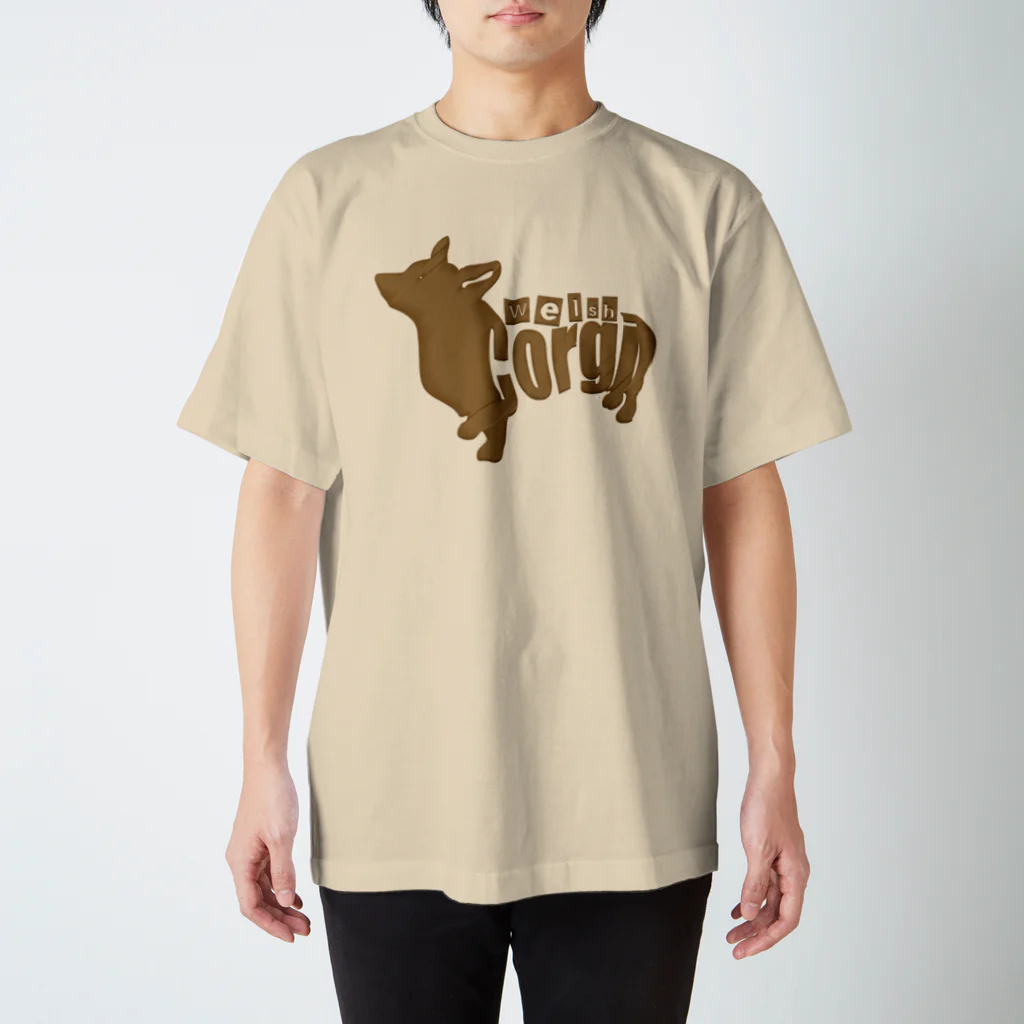 AURA_HYSTERICAのWelsh_Corgi スタンダードTシャツ