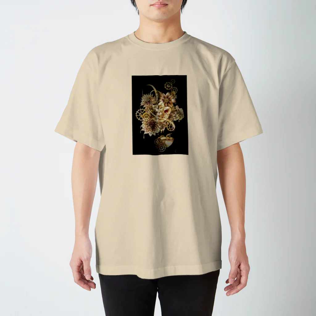 ＊ユキンコアート＊の珈琲水彩〖花束〗 Regular Fit T-Shirt