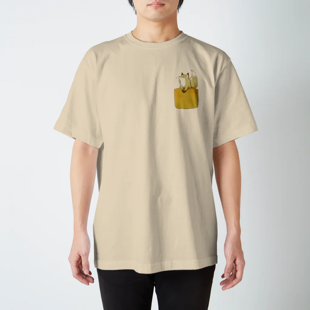 smocanのぽけっとのきつね Regular Fit T-Shirt