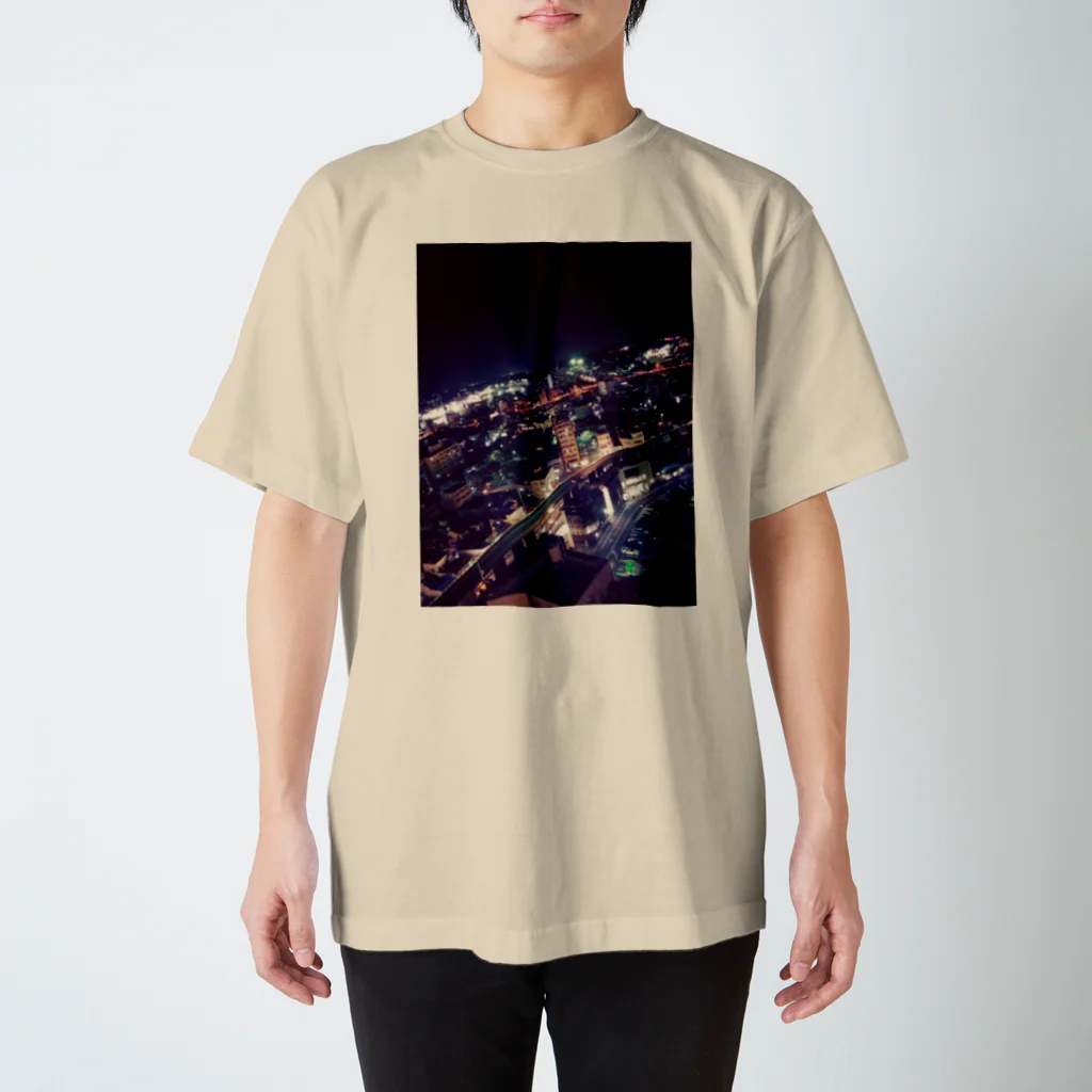 ⚡juri⚡の夜景 スタンダードTシャツ