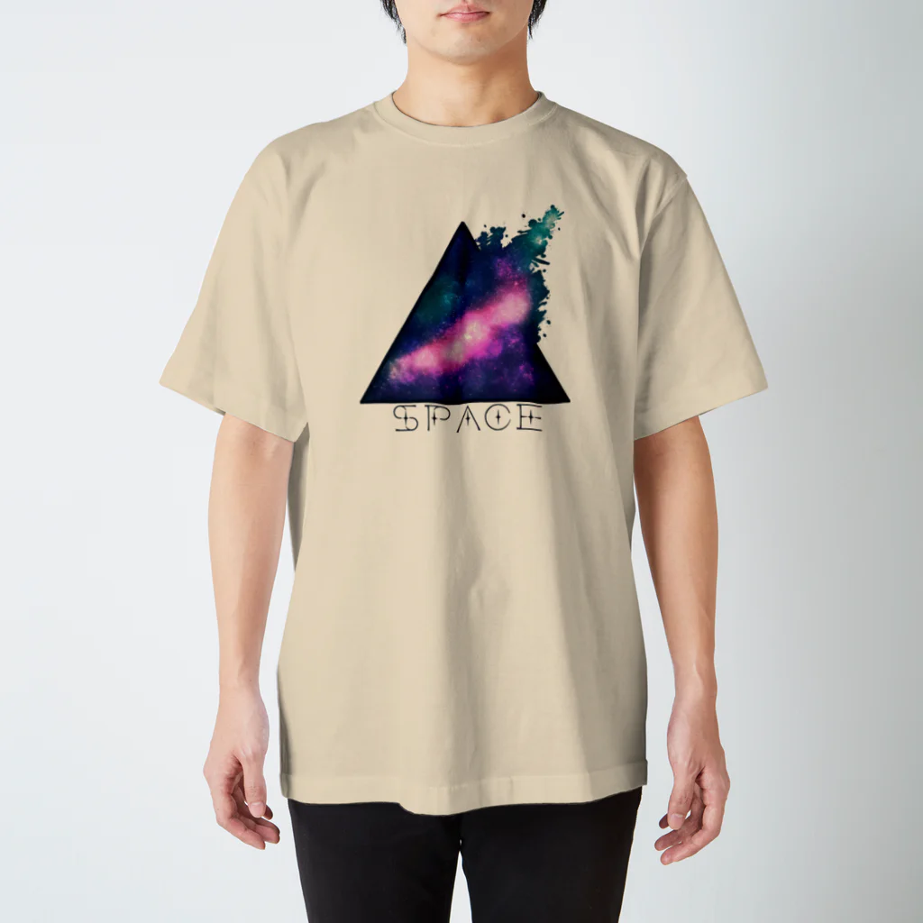 HumHumの宇宙柄 Regular Fit T-Shirt