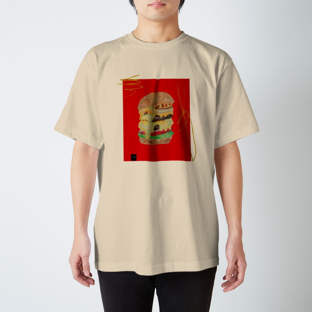 nanaseiartworkのバーガー Regular Fit T-Shirt