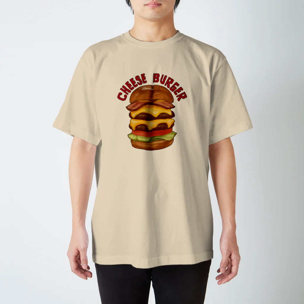 すとろべりーガムFactoryのチーズバーガー スタンダードTシャツ