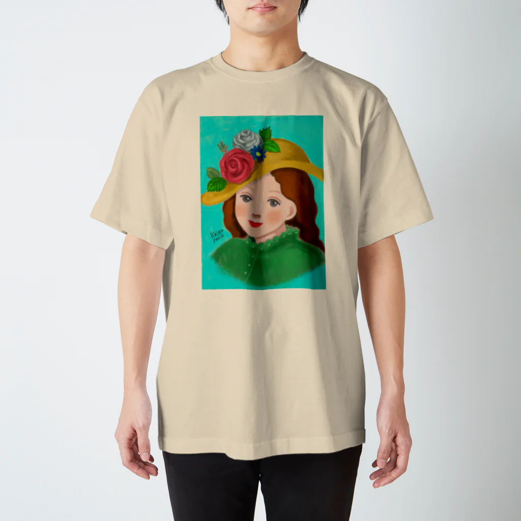 keikororinの薔薇と少女 スタンダードTシャツ