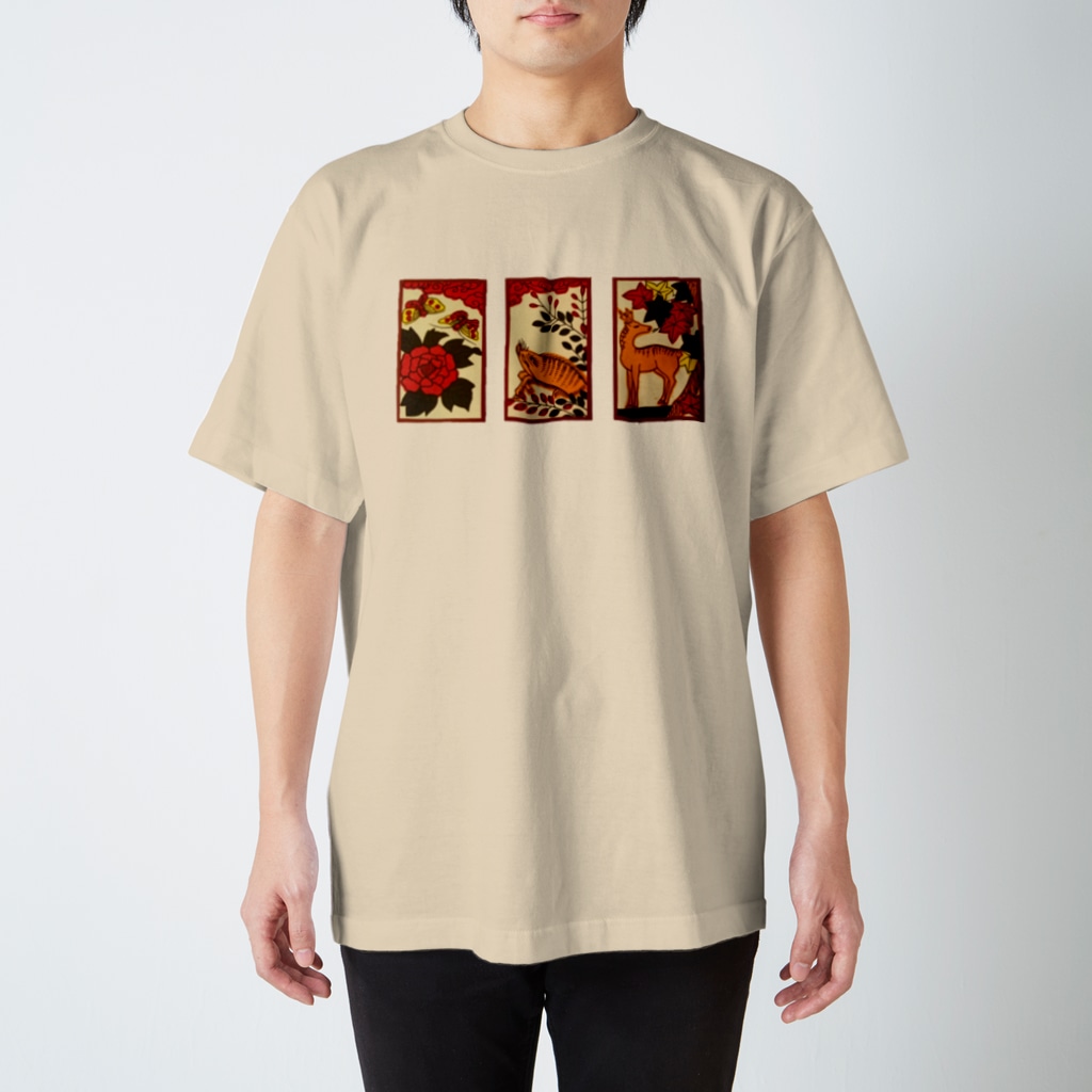 猫飯店の猪鹿蝶 Regular Fit T-Shirt