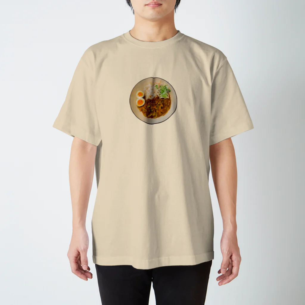 スナックキミドリ -購買部-の朝カレーハムキャベツ Regular Fit T-Shirt