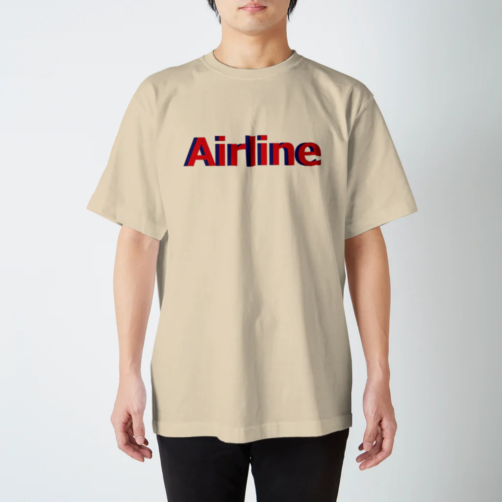 アメリカンベース のエアライン 航空　飛行機 スタンダードTシャツ