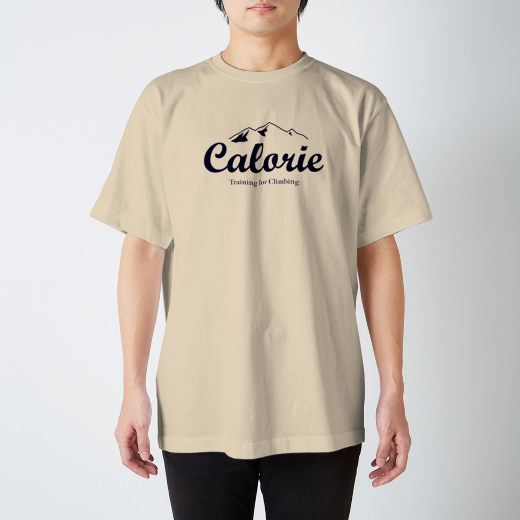 ハマダ豆丸:mmmrのカロリー摂取・ネイビー Regular Fit T-Shirt