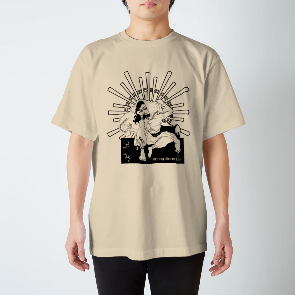 HoneyMonsterのお願い！ガネーシャ様 スタンダードTシャツ