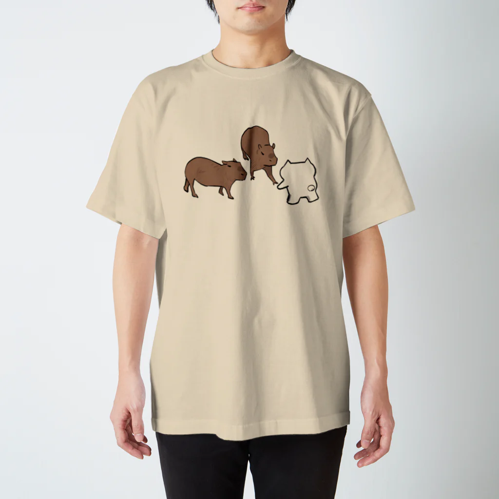 メルヘンおやじのメルとカピ スタンダードTシャツ