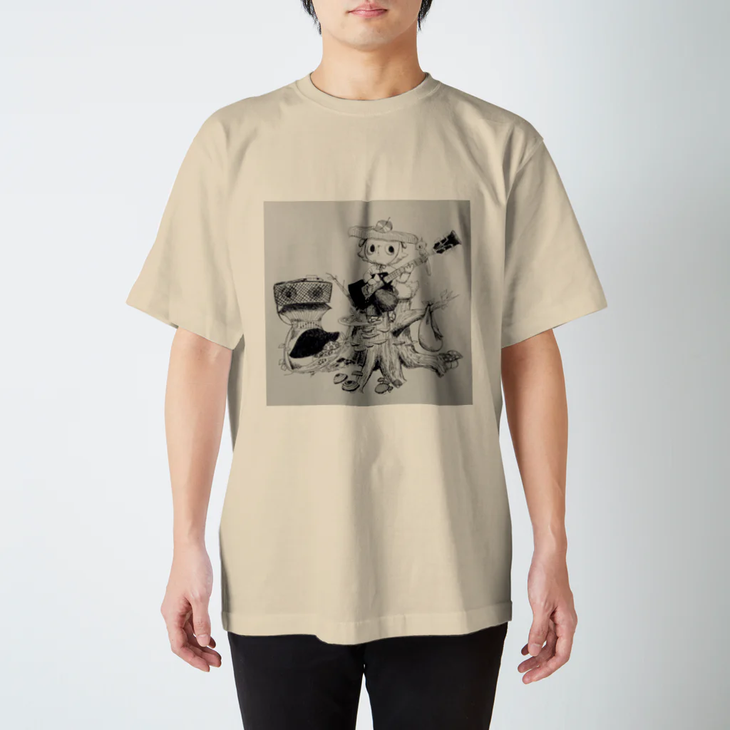 say の おみせのたぬきベーシスト Regular Fit T-Shirt