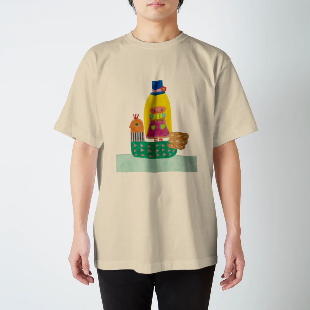 soramame*のそれゆけバケット号で旅する夢の少女 スタンダードTシャツ