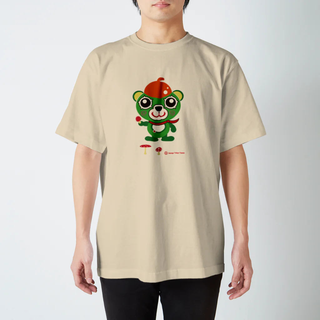 丸与商店ｂｙ丸与製作所の大崎一番太郎（丸与POP風味MARK２） スタンダードTシャツ