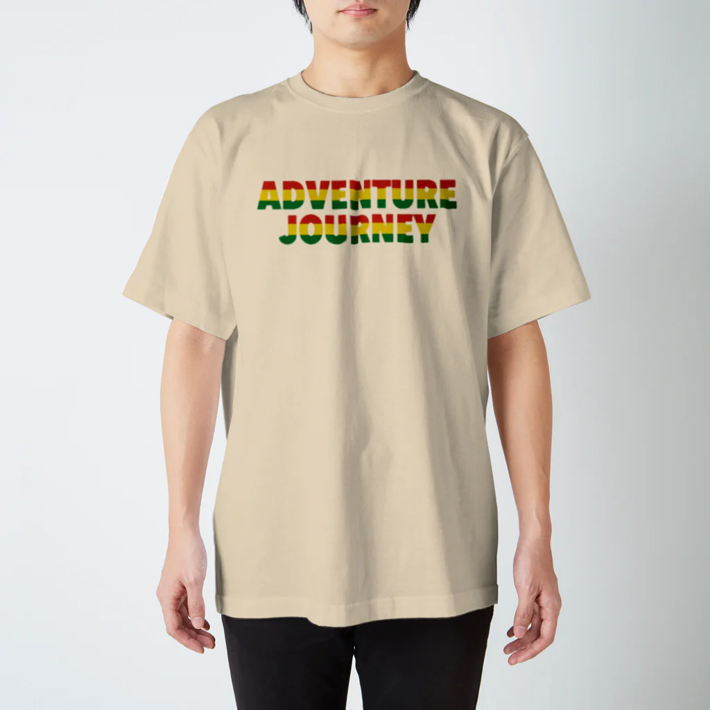 ADVENTUREJOURNEYのRASTA🇯🇲BIGLOGO スタンダードTシャツ