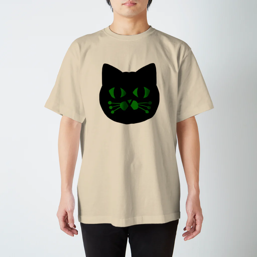 oppohonpoの黒猫ｍｅｏｗ！ スタンダードTシャツ