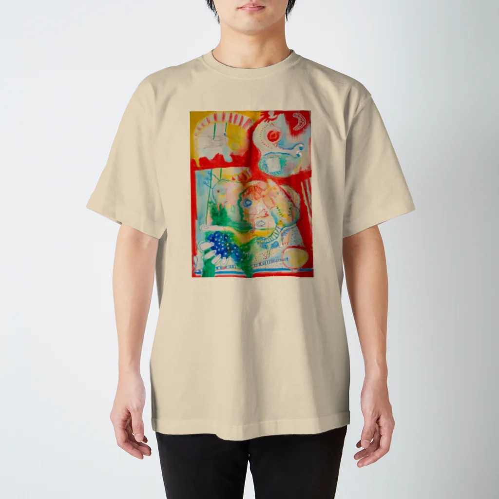 おちだいすけのうちゅうをつかんだよ スタンダードTシャツ