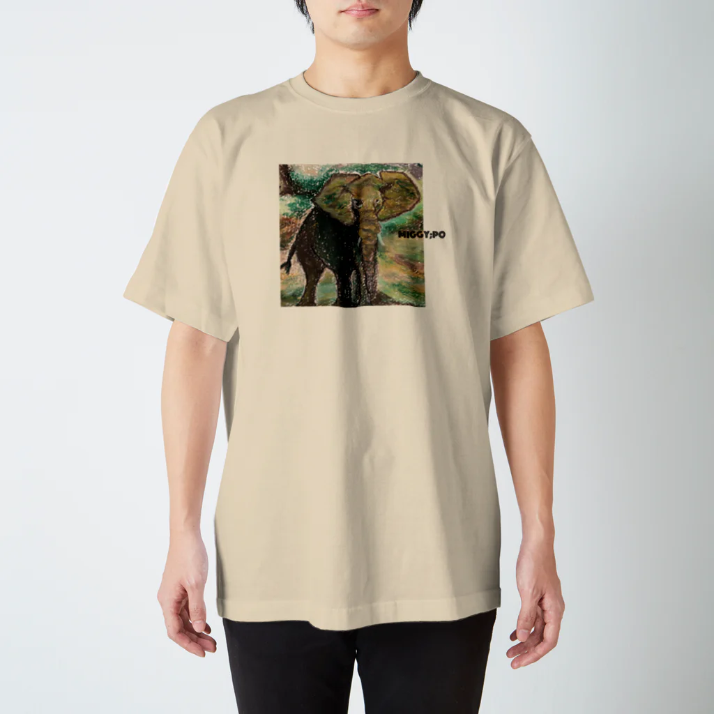 ミキアツシのElephant スタンダードTシャツ