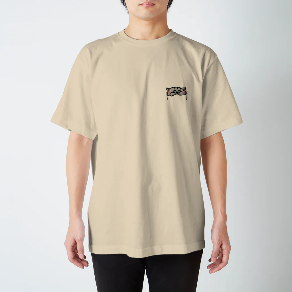 GRKSののぞきネコさん2 スタンダードTシャツ